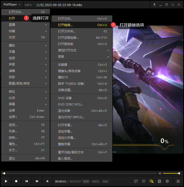 PotPlayer抖音快手直播回放原画质下载录制教程