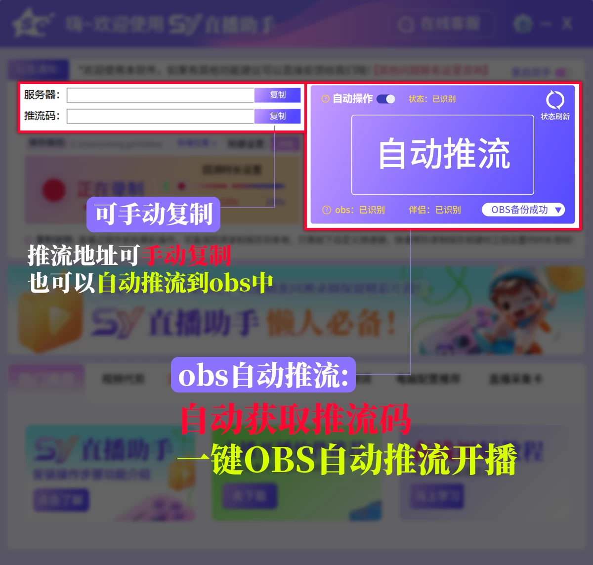 (独家首款)回溯录制软件-SY直播助手